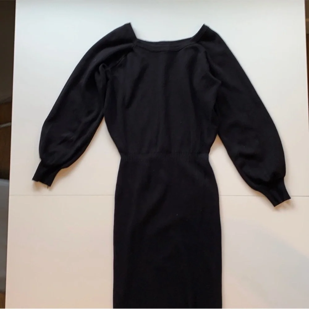 Express knight midi dress with balloon sleeves size small